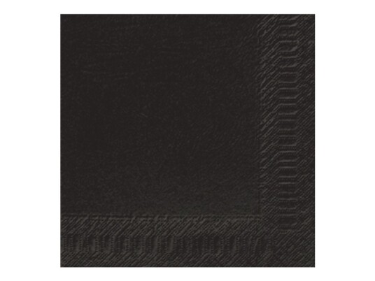 Duni Serviett Størrelse 40 X 40 Cm Avhendbar Svart En Pakke 125