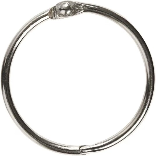 Bokring dia. 38 mm tykkelse 3 mm 8stk./ 1 pk.