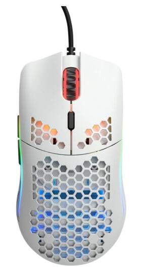 Glorious Model O- Gamingmus Optisk 12000 DPI Hvit med RGB
