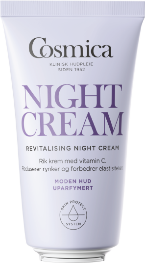 Cosmica Revitaliserende Nattkrem med Vitamin C for Moden Hud - 50 ml Cosmica Revitaliserende Nattkrem med Vitamin C for Moden Hud - 50 ml