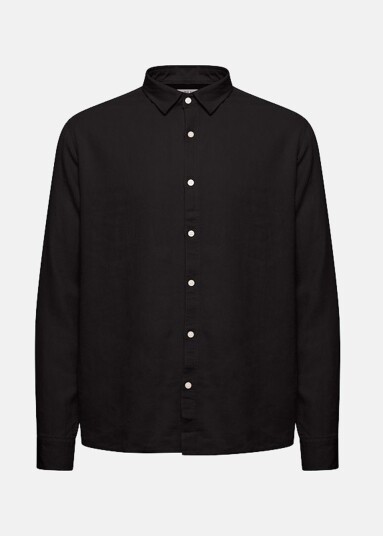 Solid Sdenea Allan Ls True Black S Langarmede Skjorter Solid Sdenea Allan Ls True Black S Langarmede Skjorter
