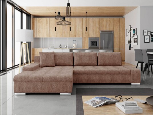 Cerys Sovesofa Med 3 Seters Divan Rosa