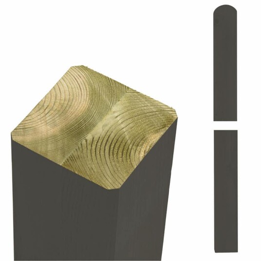 Stolpe PLUS Limt 90x90 mm Umbragrå Stolpe PLUS Limt 90x90 mm Umbragrå