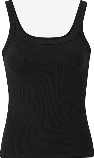 Bread & Boxers   Undertøystopp Singlet Ribbed   Svart