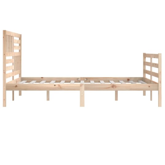 vidaXL Sengeramme heltre 180x200 cm 6FT Super King
