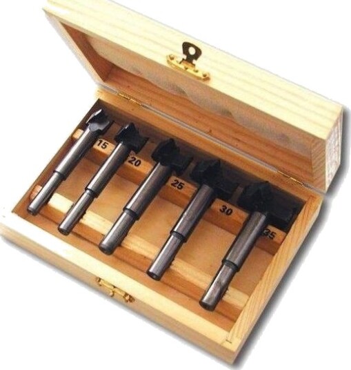 Aw-Tools Awtools Treknutter / Sett 5 Stk. 15-20-25-30-35Mm Skaft 8Mm