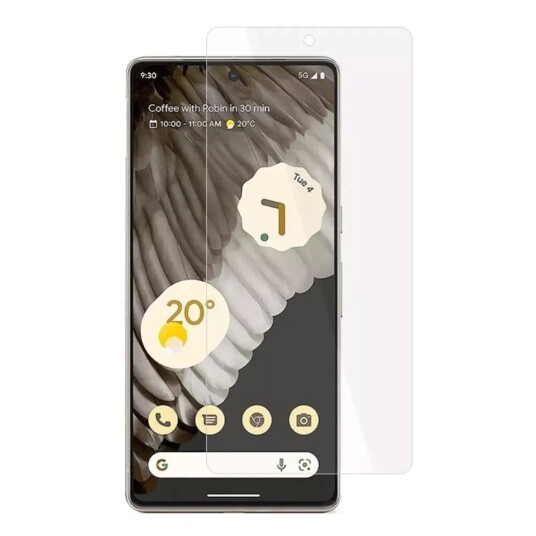 INCOVER Google Pixel 8 Pro Arc Edge Skjermbeskytter i Herdet Glass - Case Friendly - Gjennomsiktig