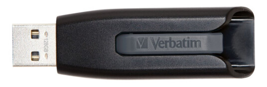 VERBATIM V3 USB-MINNEPENN 128 GB USB TYPE-A 3.2 GEN 1 (3.1 GEN 1), SVART VERBATIM V3 USB-MINNEPENN 128 GB USB TYPE-A 3.2 GEN 1 (3.1 GEN 1), SVART