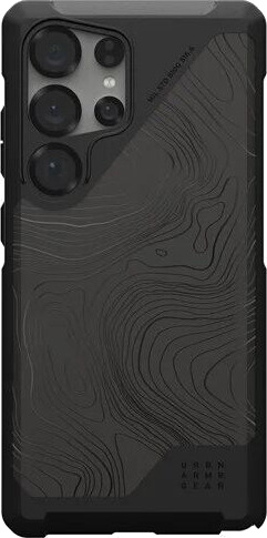 UAG Metropolis LT w/Magnet - Topography Black - Samsung Galaxy S25 Ultra