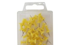 Kortnåle Push pins gul - (30 stk.)