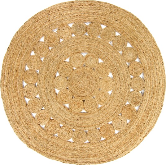 Runde tepper Soro jute Størrelse: Ø 120 cm Runde tepper Soro jute Størrelse: Ø 120 cm