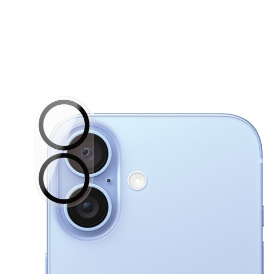 PanzerGlass PicturePerfect Linsebeskytter for iPhone 16/16 Plus - Herdet Glass, Transparent