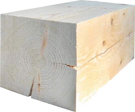 Eidskog Stangeskovene 150x150mm Uhøvlet