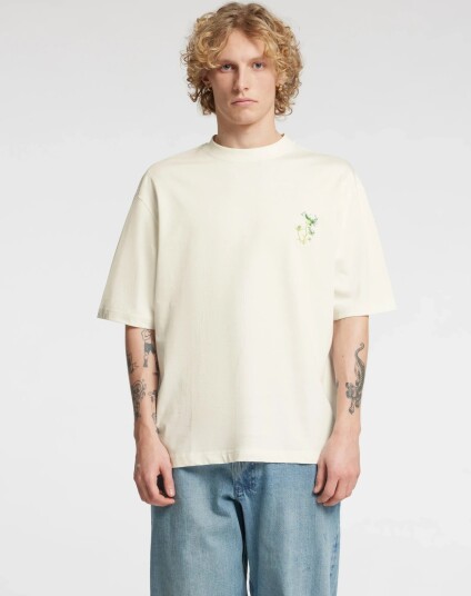 Annarr Anrokholm Wildflower Ss Tee White S Annarr Anrokholm Wildflower Ss Tee White S
