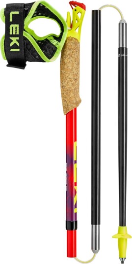 Leki Ultratrail Fx.one Bright Red-violet-neonyellow 125 cm
