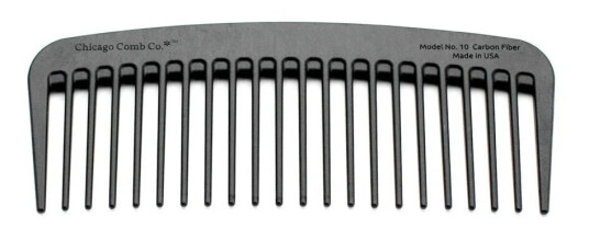 Chicago Comb Model No. 10 Carbon Fiber