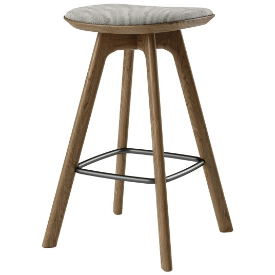 Brdr. Krüger Pauline Barstol 65 cm Fumed Eik / Hallingdal Grå