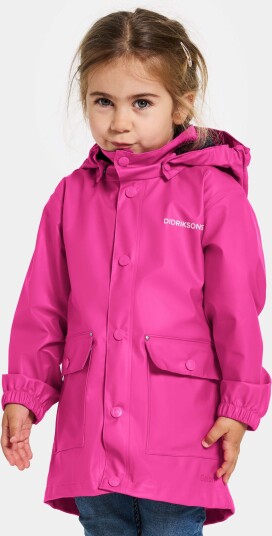 Didriksons Kids' Jojo Jacket Plastic Pink 100, Plastic Pink Didriksons Kids' Jojo Jacket Plastic Pink 100, Plastic Pink
