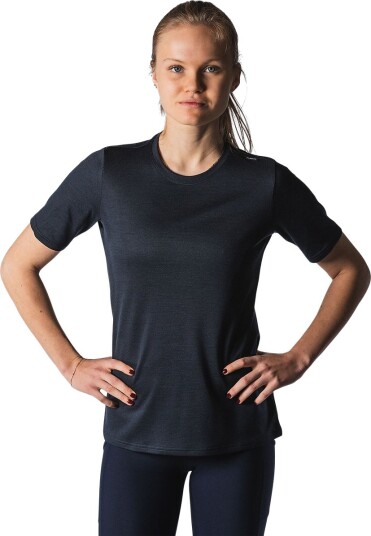 FUSION Technical Merino 150 Løpe T skjorte Dame Navy S