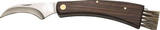 Balad??o ECO029 Soppkniv - Zebrawood, sammenleggbar, rustfritt st??l, inkl. belteetui