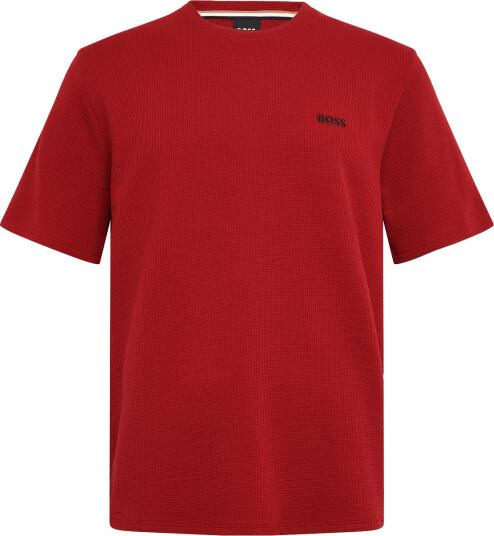 BOSS Waffle T Shirt Red S BOSS Waffle T Shirt Red S