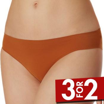 Schiesser Truser Invisible Soft Tai Slip Rustorange 38 Dame