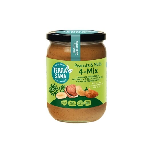 TerraSana 4 mix nøttesmør 500 g
