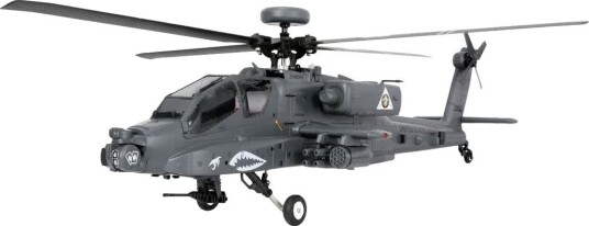Amewi Apache AH-64D CP 6G/3D Radiostyrt Helikopter 1:32 16+ År Grå