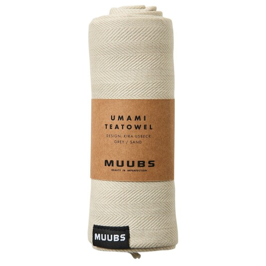 Muubs Umami KjÞkkenhÄndkle 50x70 cm GrÄ / Sand Muubs Umami KjÞkkenhÄndkle 50x70 cm GrÄ / Sand