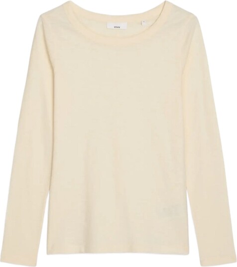 Marc O"Polo T Shirt Lsl Round Neck Slim Fit   WHITE BLUSH   XXL