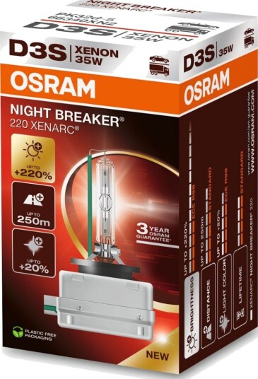 Osram D3s Night Breaker Laser 200% Mer Lys