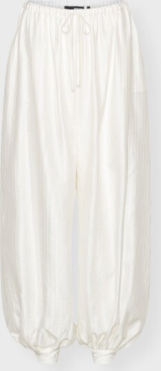 ROTATE Birger Christensen Striped Balloon Pants White 38 ROTATE Birger Christensen Striped Balloon Pants White 38