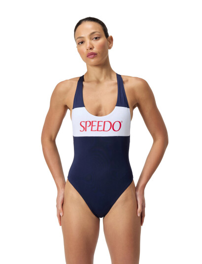 Speedo 8-004433 Cb Racerback 1 Pc - Navy - S Speedo 8-004433 Cb Racerback 1 Pc - Navy - S