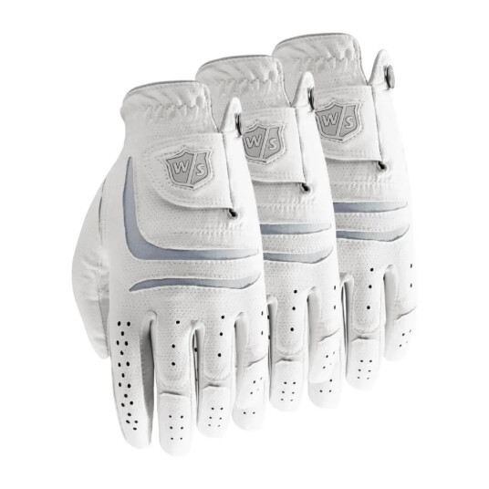 Wilson Grip Plus Golfhanske Dame 3 Pack Venstre Hånd / L