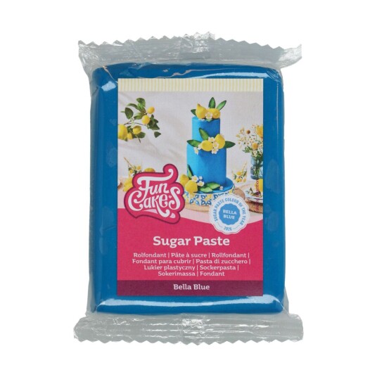 Bella Blå Fondant Fra Funcakes 250g