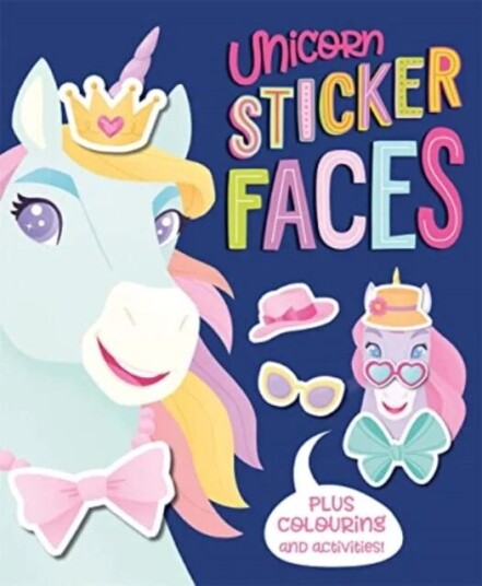 Unicorn Sticker Faces Av Igloo Books