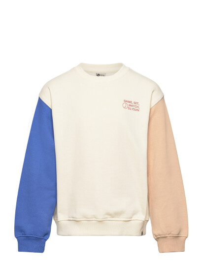 Daily 7 Oversized Sweater Cut&Sew Cream 104 Daily 7 Oversized Sweater Cut&Sew Cream 104