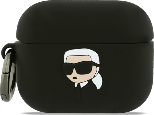 Karl Lagerfeld Karl Head 3D Silikondeksel AirPods Pro 3 Svart