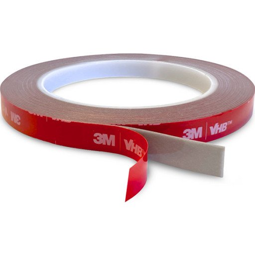 3M VHB Dobbeltklebende Tape 10mm x 5m - Gjennomsiktig Byggtape fra Light Solutions