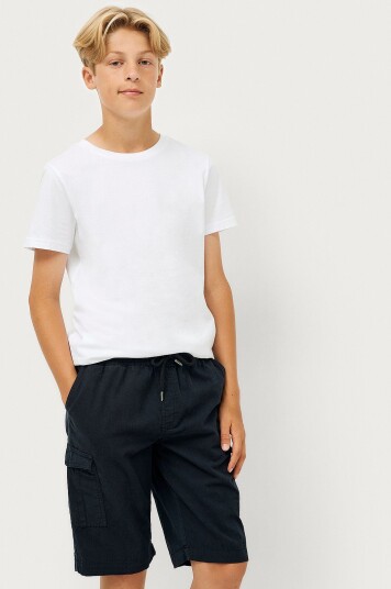 Ellos Collection Cargoshorts Sam Svart