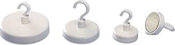 Magnetoplan Krokmagnet Hvit Diameter: 47 Mm Magnetkrok For Å Feste Gjenstander Til Veggen 52647 Magnetoplan Krokmagnet Hvit Diameter: 47 Mm Magnetkrok For Å Feste Gjenstander Til Veggen 52647