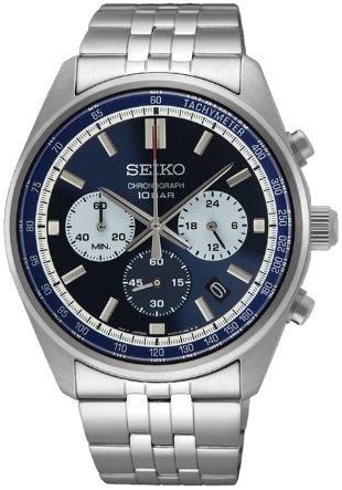Seiko Herreklokke SSB427P1 Sport Blå/Stål Ø41.5 mm Seiko Herreklokke SSB427P1 Sport Blå/Stål Ø41.5 mm