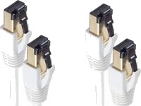 Shiverpeaks Bs08 41036 4 Nettverkskabel Hvit 2 M Cat8.1 F/Ftp Fftp Bs08 41036 2