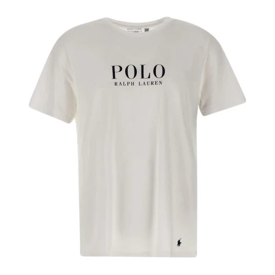 Polo Ralph Lauren Logo Cotton Jersey Sleep Shirt - White - S