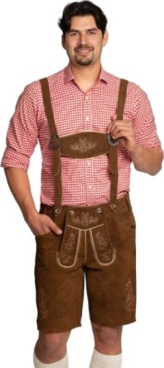 Partychimp Brune Lederhosen Flachau Kort