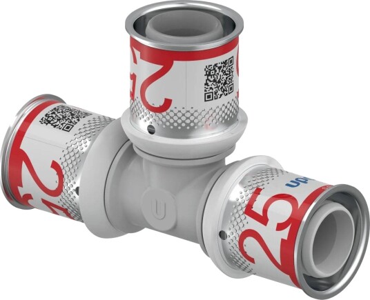 Uponor S-press Ppsu Kompositt T-rør 25-25-25mm