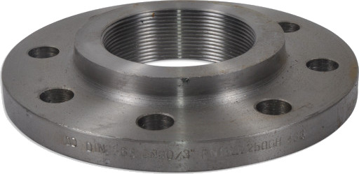 4" svart flens med gjenger DIN2566