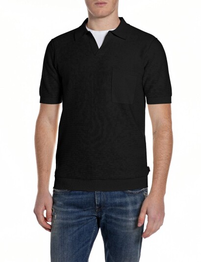 Replay Sweater Regular Black M