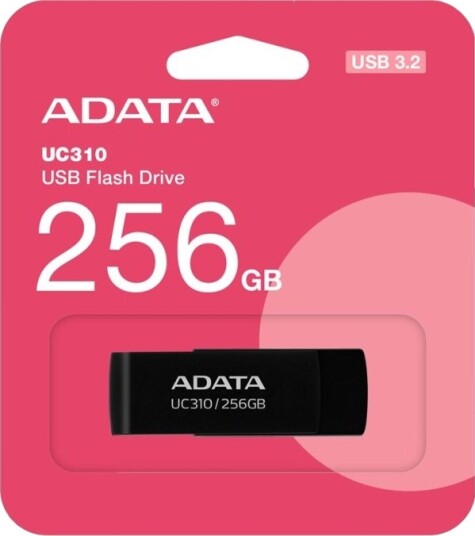 Adata Uc310 Usb-Flashstasjon 256 Gb Usb 3.2 Gen 1 Svart