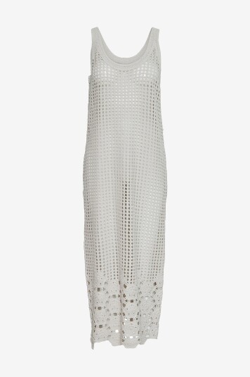 Y.A.S - Kjole yasNola SL Long Knit Dress - Beige